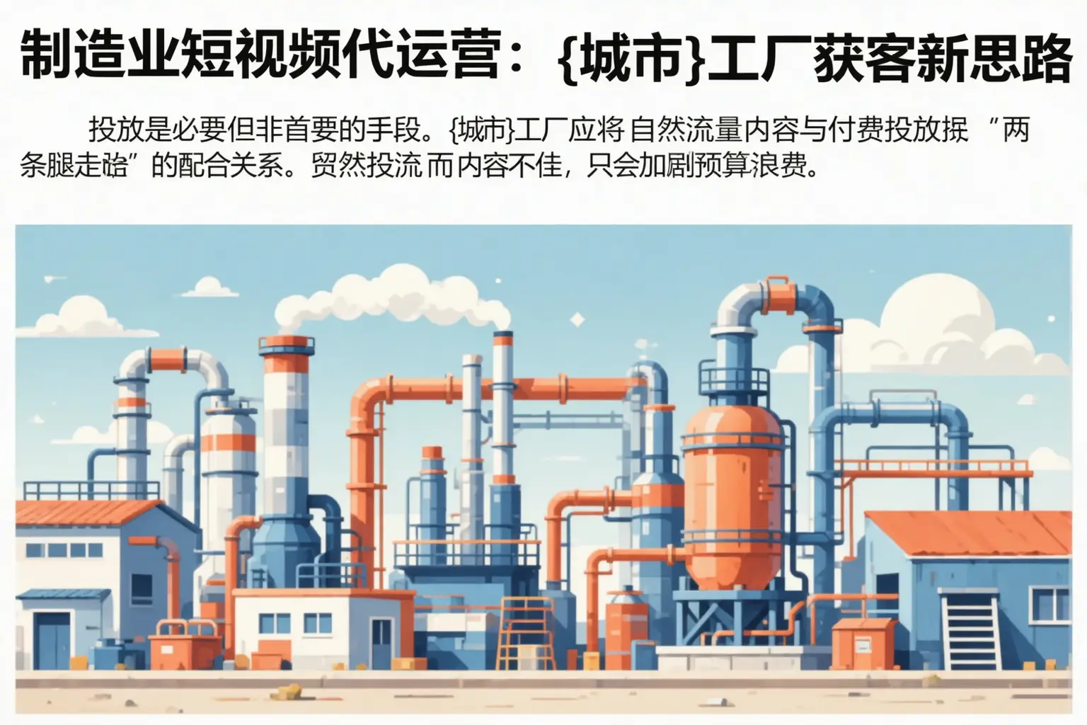 制造业短视频代运营:灵川工厂获客新思路